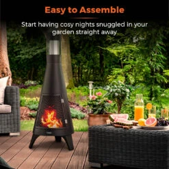 Tower Apollo Log Burner - Black 19 Tower Apollo Log Burner - Black -OUTSUNNY Store T978508 07