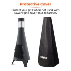 Tower Apollo Log Burner - Black 21 Tower Apollo Log Burner - Black -OUTSUNNY Store T978508 09