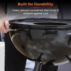 Tower Sphere BBQ Pit 'N' Grill - Black -OUTSUNNY Store T978512 07