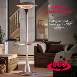 Tower ASTRID 2KW Patio Heater Table -OUTSUNNY Store T978521 03