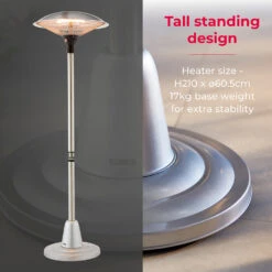 Tower ASTRID 2KW Patio Heater Table -OUTSUNNY Store T978521 07