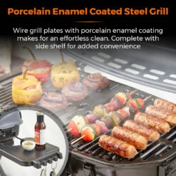 Tower Tourer Two Burner Portable Gas BBQ - Grey -OUTSUNNY Store T978522 05