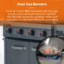 Tower Stealth Plus Four Burner BBQ -OUTSUNNY Store T978524 03