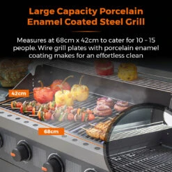 Tower Stealth Plus Four Burner BBQ -OUTSUNNY Store T978524 04