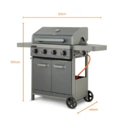 Tower Stealth Plus Four Burner BBQ -OUTSUNNY Store T978524 10