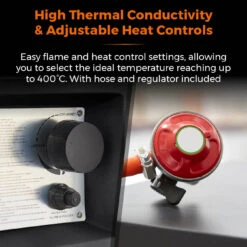 Tower Magna Rectangular Gas Fire Pit - Grey -OUTSUNNY Store T978528 05