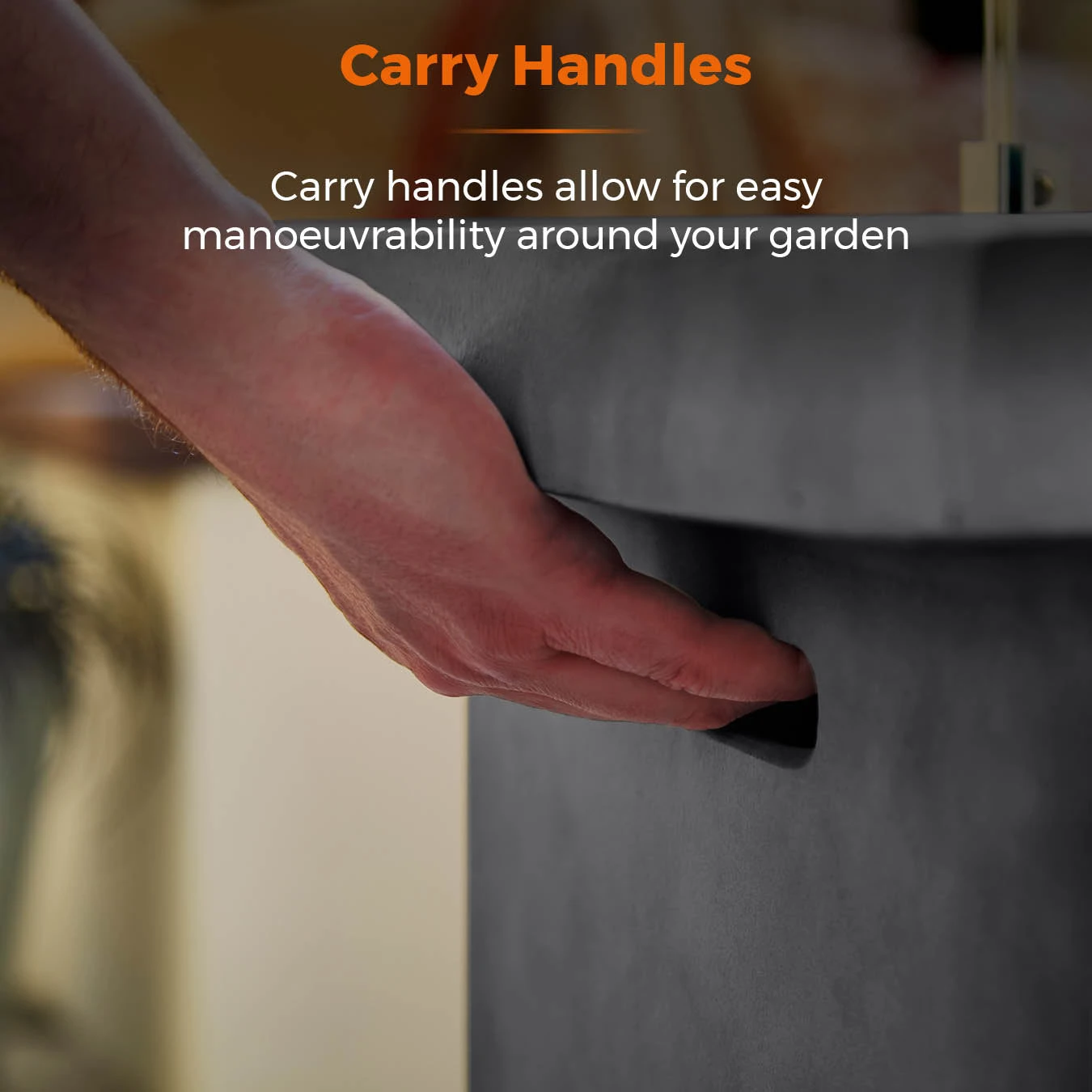 Tower Magna Rectangular Gas Fire Pit Tall - Grey 9 Tower Magna Rectangular Gas Fire Pit Tall - Grey - Image 9