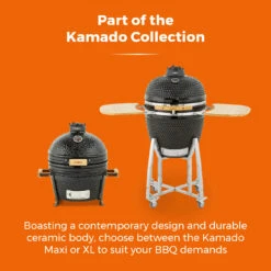 Tower Kamado Maxi Ceramic Charcoal BBQ - Black 15 Tower Kamado Maxi Ceramic Charcoal BBQ - Black -OUTSUNNY Store T978531 07