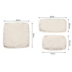 Outsunny-Rattan 6 Seat Cushion Replacement Set -OUTSUNNY Store Tsw33117dc554b0d4