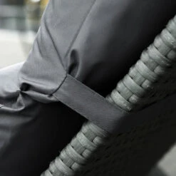 Outsunny Set Of 2 Lounger Cushions - Dark Grey -OUTSUNNY Store Uun3d6186cc9c13d1 jpg