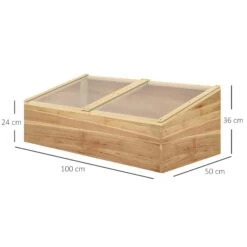 Outsunny Wood Cold Frame Greenhouse 11 Outsunny Wood Cold Frame Greenhouse -OUTSUNNY Store VaC30917e2eb5f659
