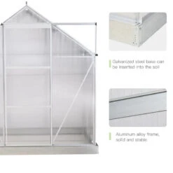 Outsunny Walk-In Greenhouse 6 X 4 Ft -OUTSUNNY Store X5h7561813be1e050 jpg