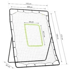 HOMCOM Baseball Rebounder Net