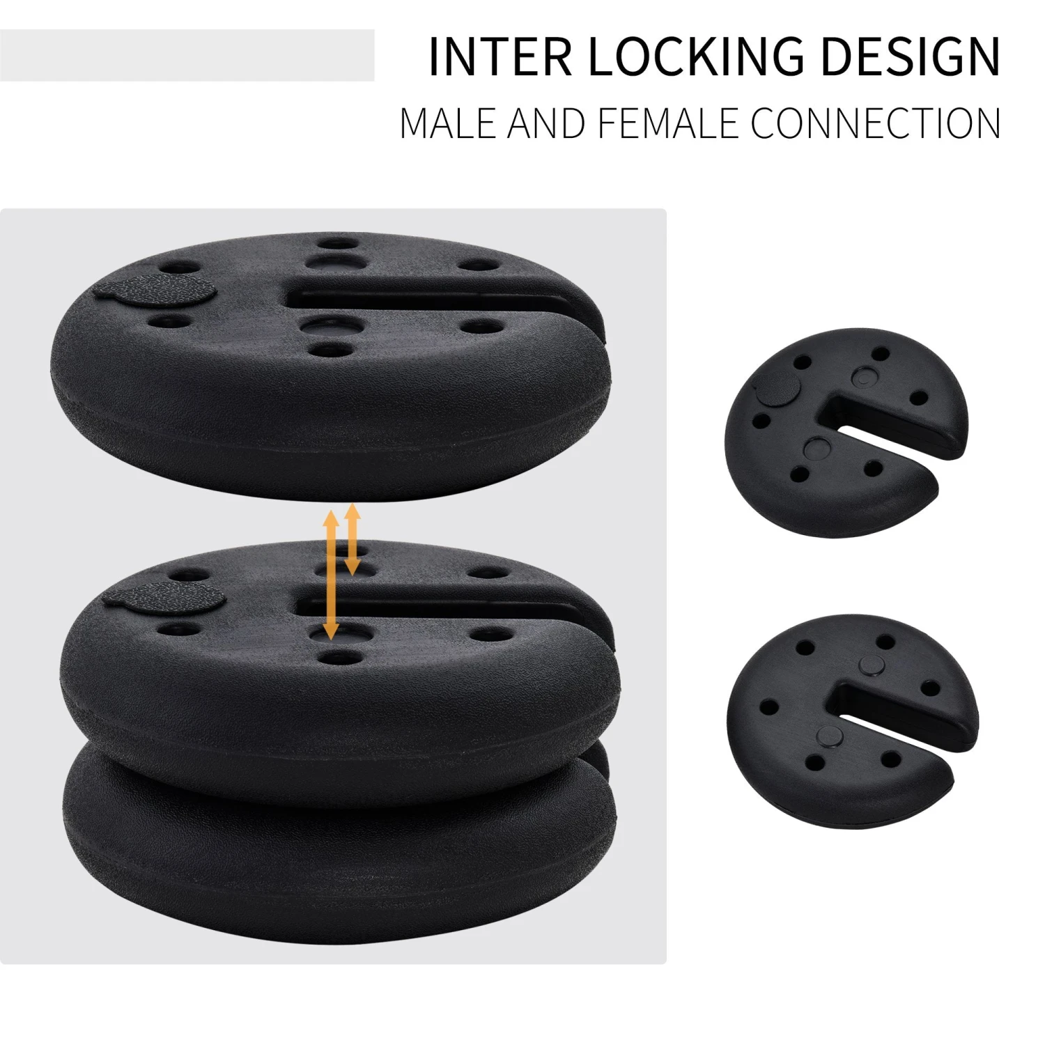 Outsunny Canopy Weight Plate 2 Outsunny Canopy Weight Plate - Image 2