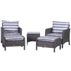 Outsunny Outdoor Rattan 2 Seater With Footstools - Dark Grey 21 Outsunny Outdoor Rattan 2 Seater With Footstools - Dark Grey -OUTSUNNY Store Ytpdaa17eecc299ca jpg