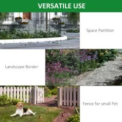 Outsunny Garden Decorative Fence Panels 44in X 12ft -OUTSUNNY Store aftc4317dc28a933e 5a901ae6 2836 49ba b6b6 9bee027bff0a