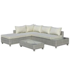 Outsunny Rattan Corner Sofa Set With Coffee Table 3 Piece 2m - Grey 19 Outsunny Rattan Corner Sofa Set With Coffee Table 3 Piece 2m - Grey -OUTSUNNY Store b7Idaa18106239f93 jpg