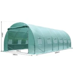 Outsunny Galvanised Steel Walk-in Greenhouse 6 X 3M Green 11 Outsunny Galvanised Steel Walk-in Greenhouse 6 X 3M Green -OUTSUNNY Store bL11a317dc40b25e9