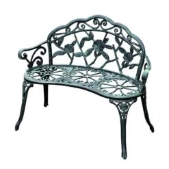 Outsunny Antique Style Garden Bench - Green -OUTSUNNY Store bOMf9b17dc49d9411 4117ca13 5695 46b8 bafa b453a1ff3215