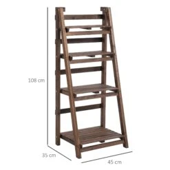 Outsunny 4-Tier Wooden Plant Shelf Foldable Flower Pots Holder Stand 11 Outsunny 4-Tier Wooden Plant Shelf Foldable Flower Pots Holder Stand -OUTSUNNY Store c2Xa1217ee2cf0313 1d8ed717 224b 4227 b879 ae4f57247257