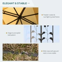 Outsunny Netting Gazebo - 4 Piece Sidewalls -OUTSUNNY Store c3hdbe17dc30ac18e 60a96dba 66d6 4138 a07a 6e98684a9fdd