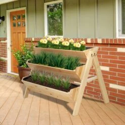 OUTSUNNY 3 Tier Garden Bed -OUTSUNNY Store cBA6ff17edc657d89 63cb0ba6 e8da 4b22 9801 9b2a99ffb7c3