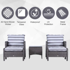 Outsunny Outdoor Rattan 2 Seater With Footstools - Dark Grey 14 Outsunny Outdoor Rattan 2 Seater With Footstools - Dark Grey -OUTSUNNY Store cTca0917eecc299ca jpg