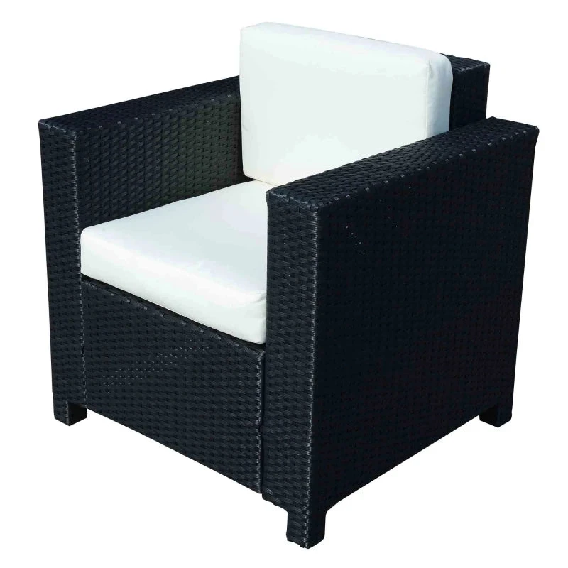 Outsunny Rattan Single Sofa Armchair 1 Outsunny Rattan Single Sofa Armchair