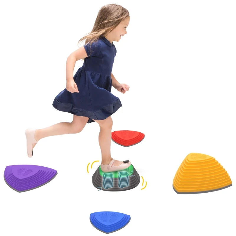 ZONEKIZ Balance Stepping Stones 5 Piece 1 ZONEKIZ Balance Stepping Stones 5 Piece