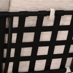 Outsunny Steel Frame 3-Seater Outdoor Garden Swing Chair W/ Canopy Beige -OUTSUNNY Store hYm3d617fbeaaa3cd jpg