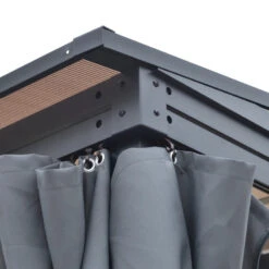 Outsunny Outdoor Lean To Pergola Gazebo 4 X 3m - Grey 18 Outsunny Outdoor Lean To Pergola Gazebo 4 X 3m - Grey -OUTSUNNY Store hdQ3d6181483a1120 jpg