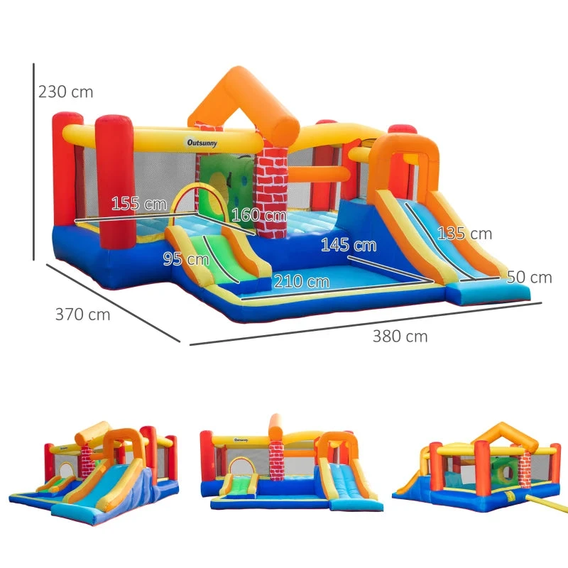 Outsunny Bouncy Castle With Pool And Slides - Extra Large 3 Outsunny Bouncy Castle With Pool And Slides - Extra Large - Image 3