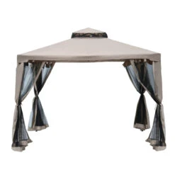 Outsunny Outdoor Gazebo 295L X 295W X 263Hcm-Taupe 25 Outsunny Outdoor Gazebo 295L X 295W X 263Hcm-Taupe -OUTSUNNY Store iX9a0417dc2c183b1 jpg