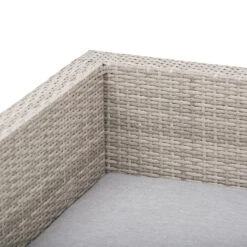 Outsunny Rattan Wicker Corner Sofa Set - Light Grey -OUTSUNNY Store jHS4a61821a22d00e jpg