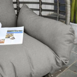 Outsunny Wicker Rattan Egg Chair With 4 Legs Grey -OUTSUNNY Store jXLd4d17eecc29b03 jpg