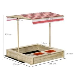 Outsunny Kids Sandbox -OUTSUNNY Store kNea1217e898b7c6f