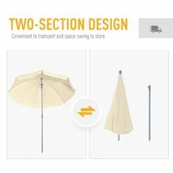 Outsunny Beach Umbrella -OUTSUNNY Store lOPe2e17dc38af07c 22547589 2000 46c7 88e4 2d78cb74c694
