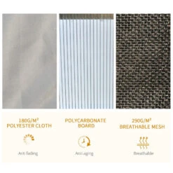 Outsunny Hardtop Gazebo 3x3.6m - Grey -OUTSUNNY Store lwqd4d1811dea717a jpg