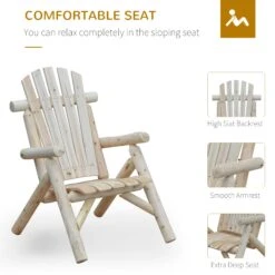Outsunny Adirondack Chair -Natural Wood -OUTSUNNY Store mfBff717dc1aee36b 4739e7f7 9cc6 46ad ac22 42fb6de73bfb