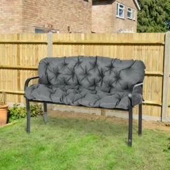 Outsunny Bench Cushion 3 Seater - Dark Grey -OUTSUNNY Store mwz6ff186cb529bc8 jpg