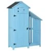 OUTSUNNY Garden Storage Shed - Blue