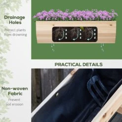Outsunny Garden Bed Wooden Planter Box 80.5H X 68W X 57.5Dcm -OUTSUNNY Store nVq88c17edc659bc7 e0788f4e 8ffb 4446 8500 e31bb98ef14d