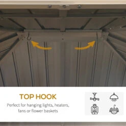 Outsunny Hardtop Gazebo With Curtains 3.6 X 3m - Brown -OUTSUNNY Store nd5a0918141203190 jpg