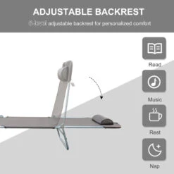 Outsunny Adjustable Sun Bed Lounger - Coffee Brown 14 Outsunny Adjustable Sun Bed Lounger - Coffee Brown -OUTSUNNY Store nhda09186a63a9b93 jpg