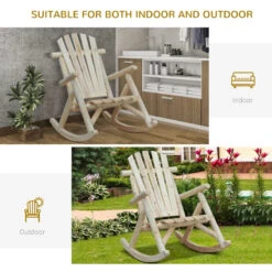 Outsunny Adirondack Rocking Chair -OUTSUNNY Store oAQ75618194313367 jpg