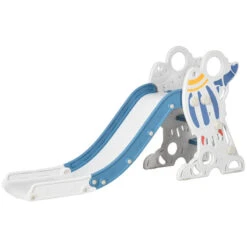 AIYAPLAY Children's Slide For 1.5-3 Years Old, - Blue And Grey -OUTSUNNY Store oMhdaa185a5359cf5 jpg