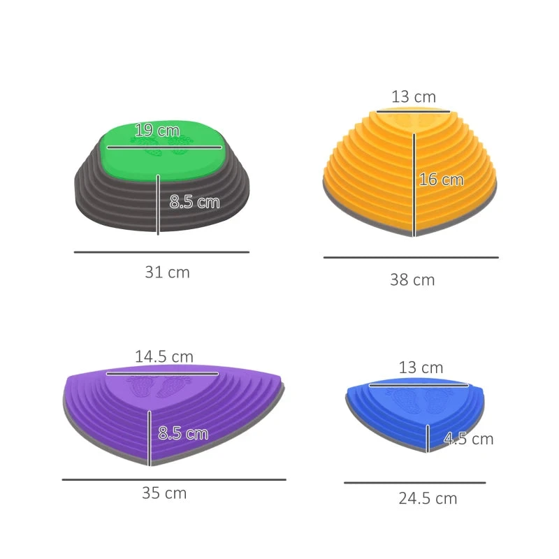 ZONEKIZ Balance Stepping Stones 5 Piece 3 ZONEKIZ Balance Stepping Stones 5 Piece - Image 3