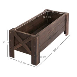Outsunny Garden Raised Bed 100x36.5x36 Cm 13 Outsunny Garden Raised Bed 100x36.5x36 Cm -OUTSUNNY Store pM9a12188fbaaeba7 jpg