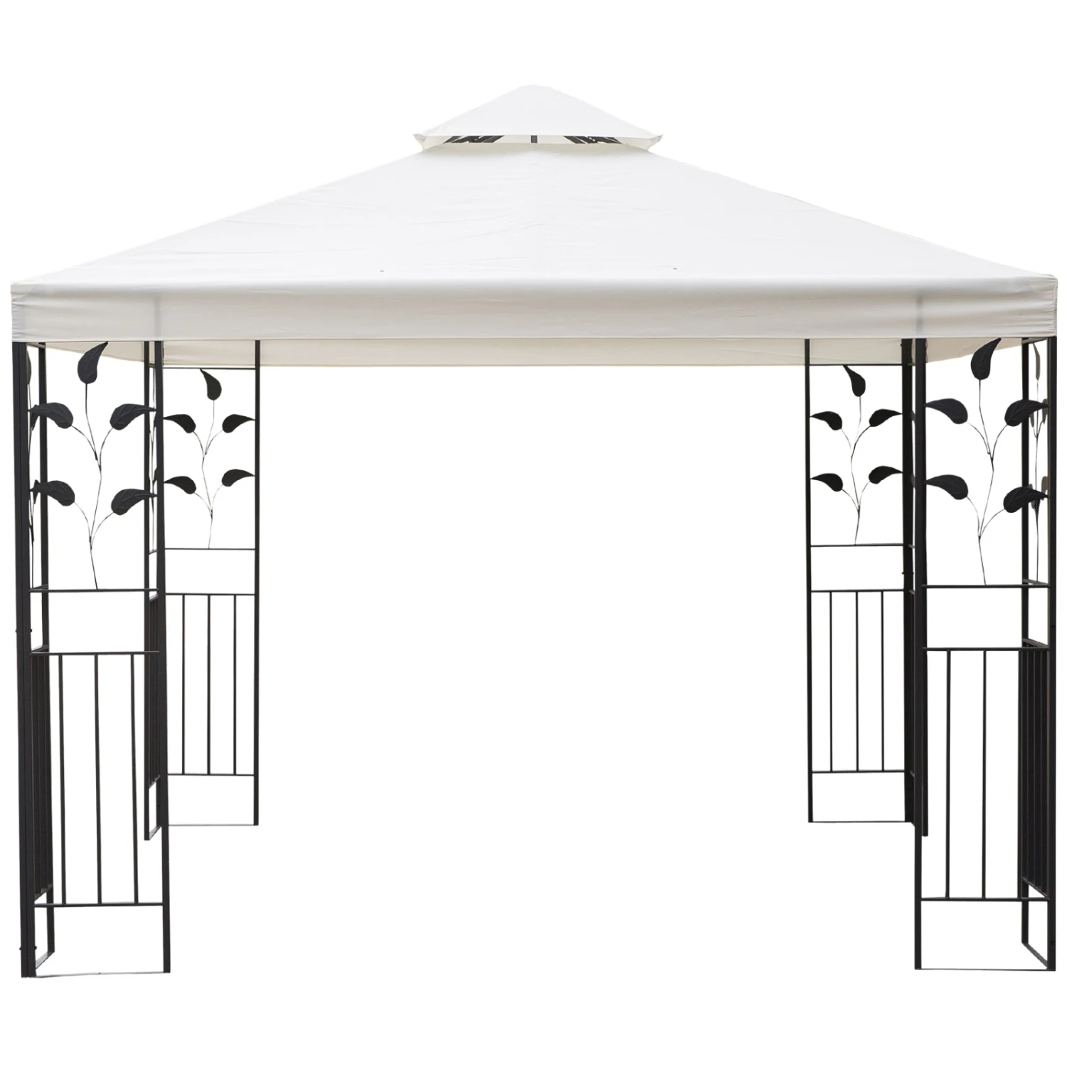 OutSunny 3x3 Garden Gazebo - Cream 1 OutSunny 3x3 Garden Gazebo - Cream