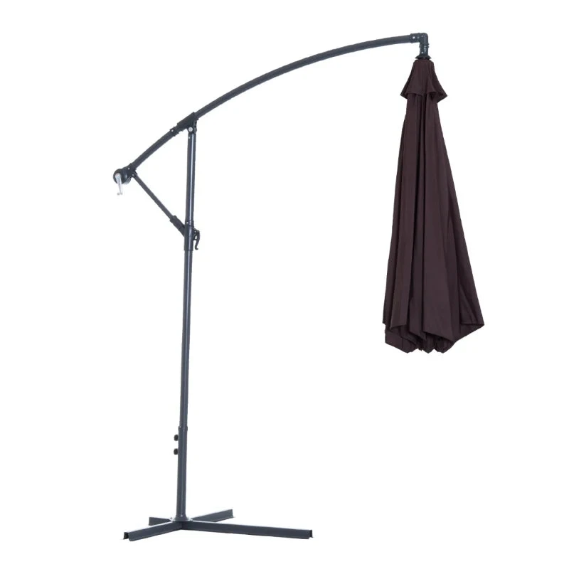 OUTSUNNY Oasis Patio Offset Umbrella 6 OUTSUNNY Oasis Patio Offset Umbrella - Image 6